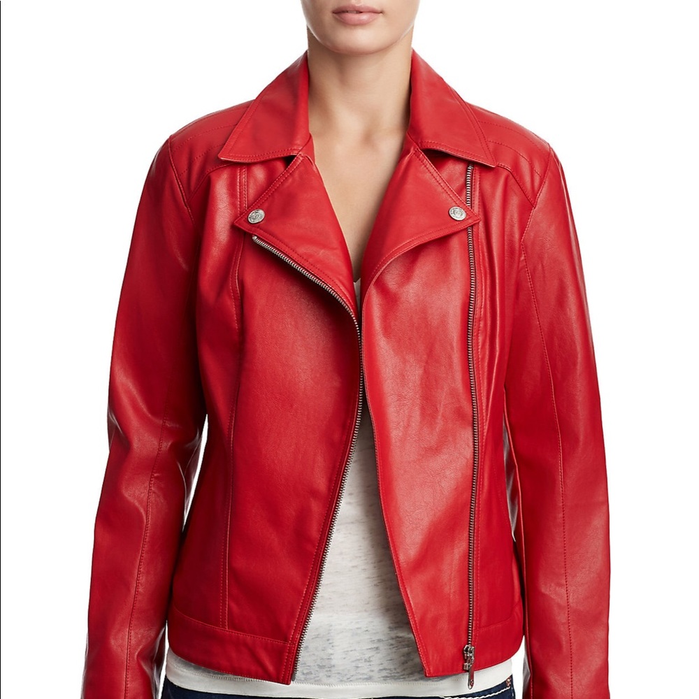 True religion moto vegan leathet jacket